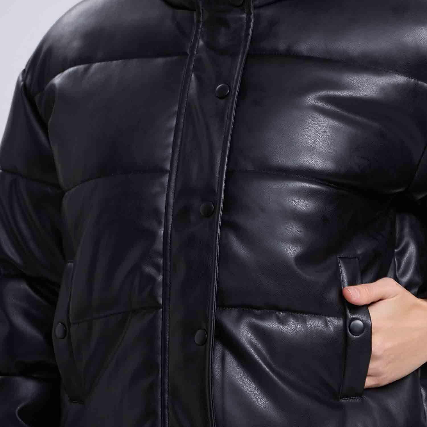 Chaqueta Mujer Puffa Negro Fashion´s Park-3
