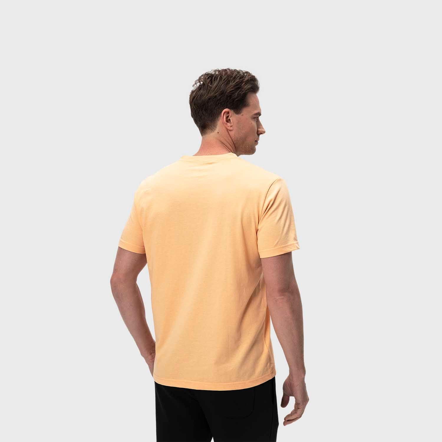 Polera Hombre Casual Básica Naranjo Claro Fashion's Park-2