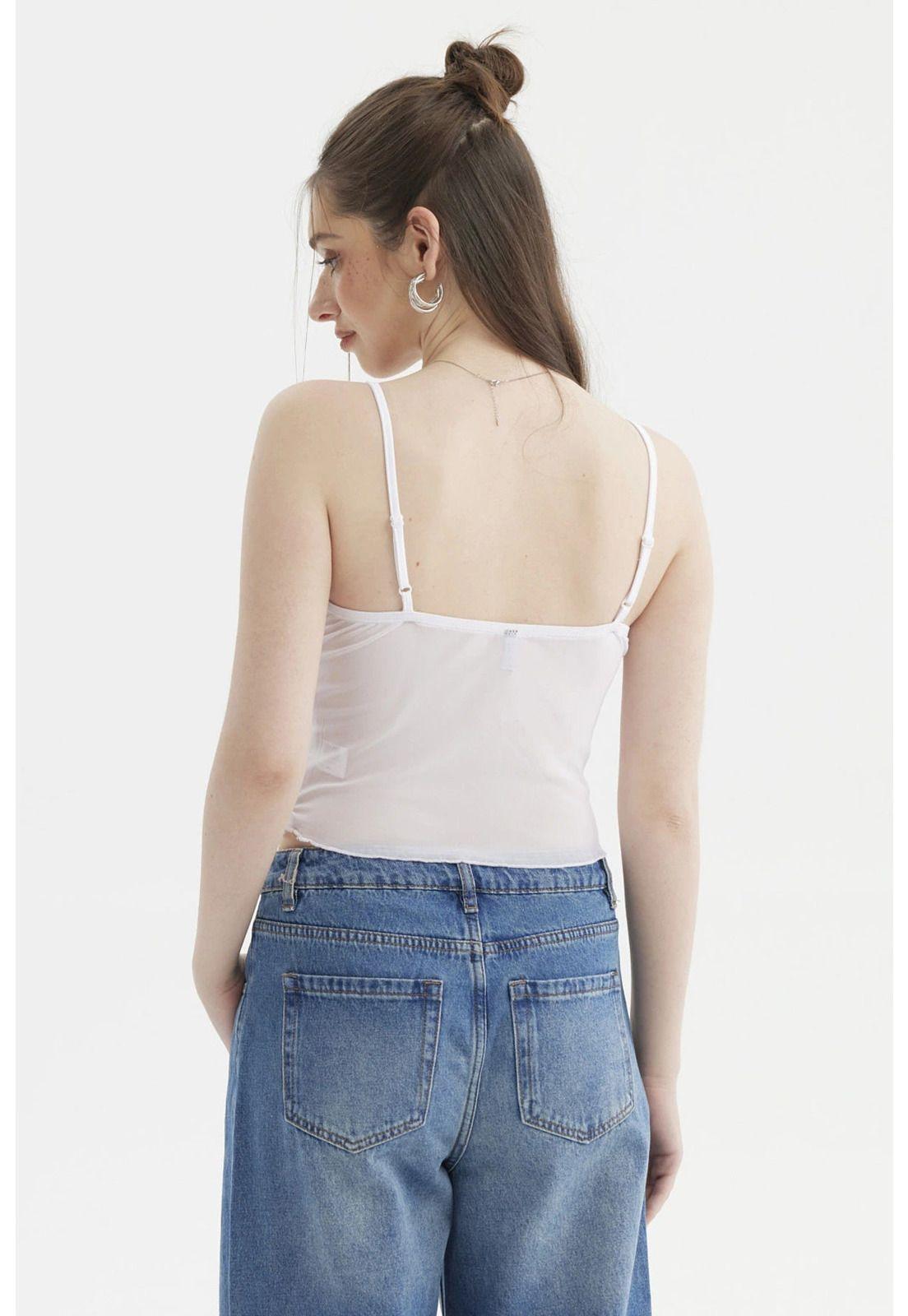 Peto Mujer Boho Vuelo Blanco-2