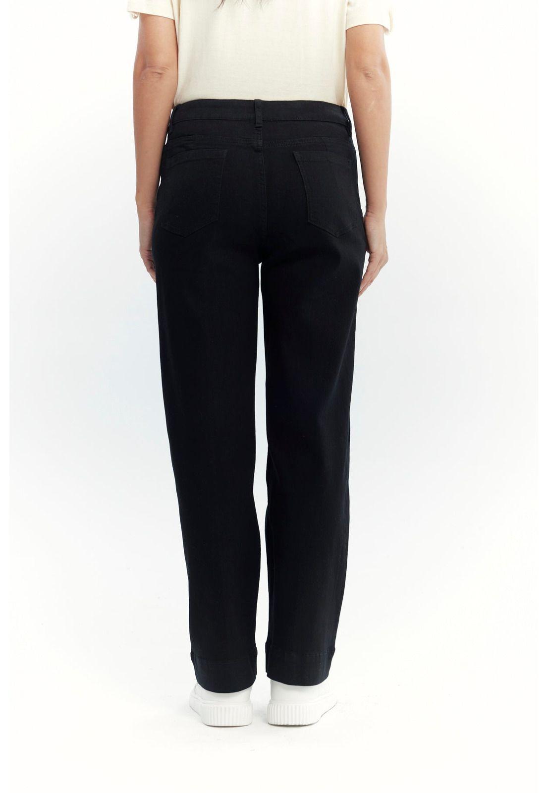 Jeans Mujer Calce Recto Negro - Xlll-2