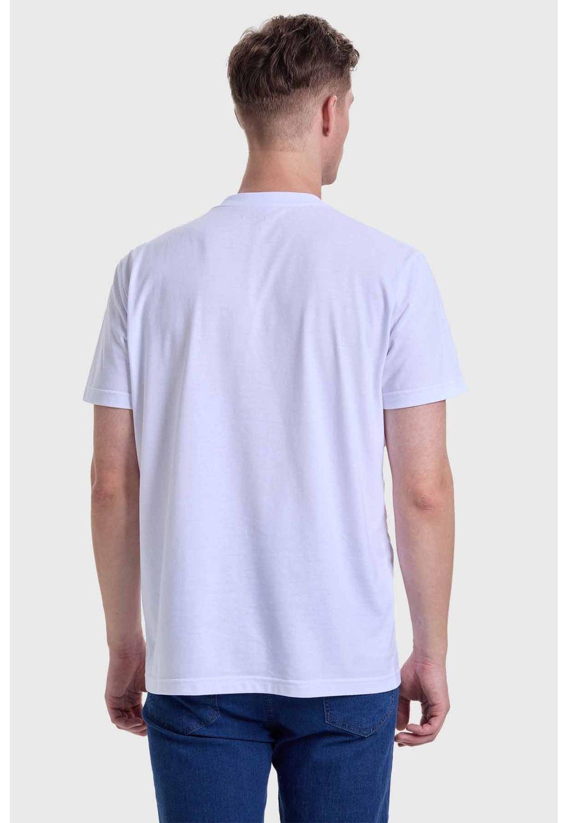 Polera Hombre Cuello V Básica Blanco - ll-2