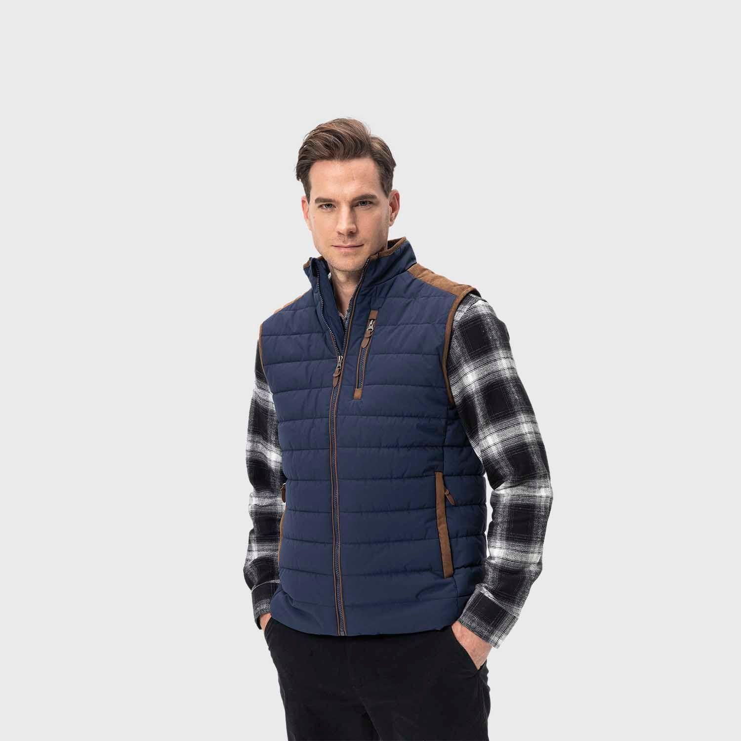 Parka Hombre Con Bolsillos Azul Fashion's Park-1