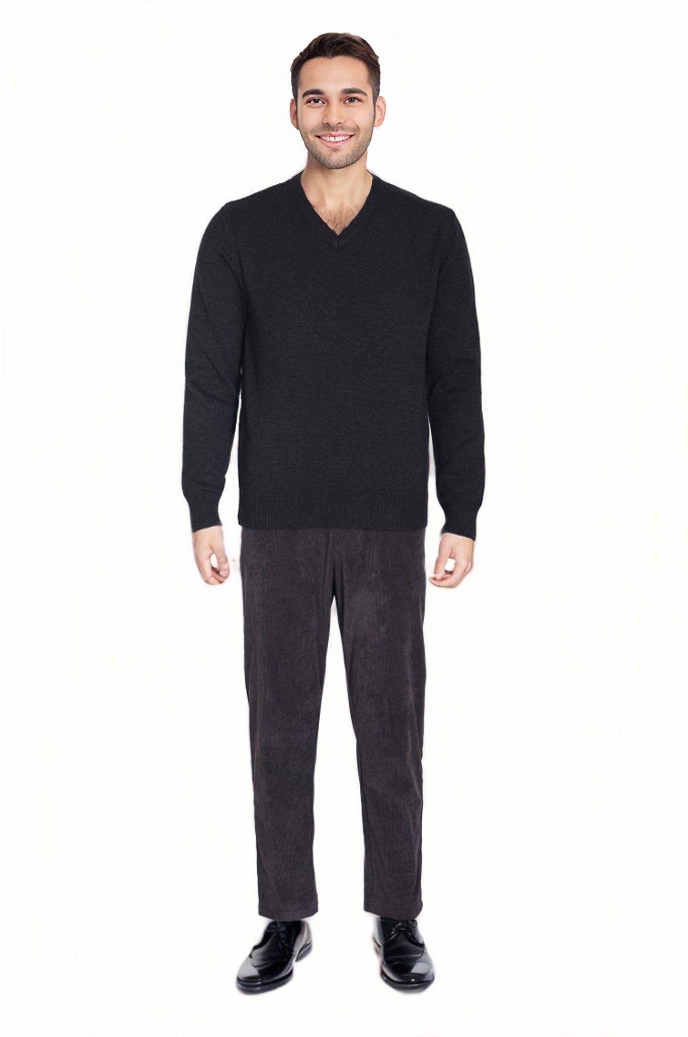Sweater Hombre Básico Azul-2