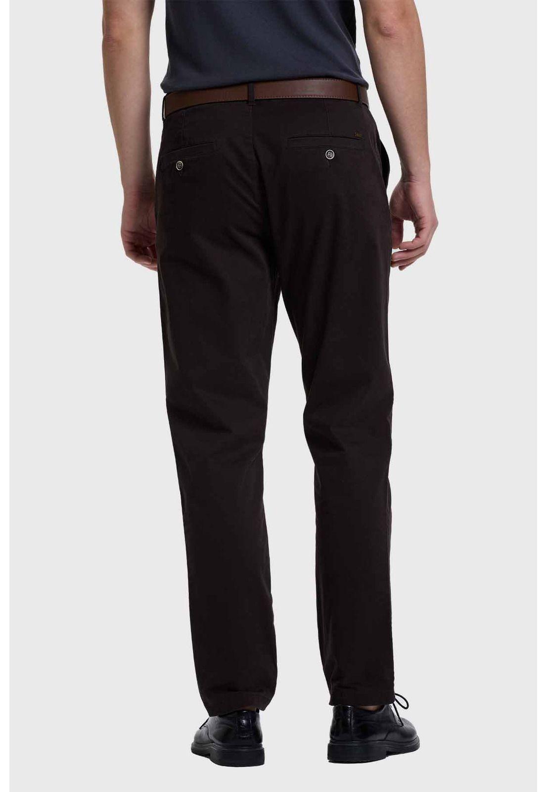 Pantalón Hombre Chino Cinturón Marengo - ll-2