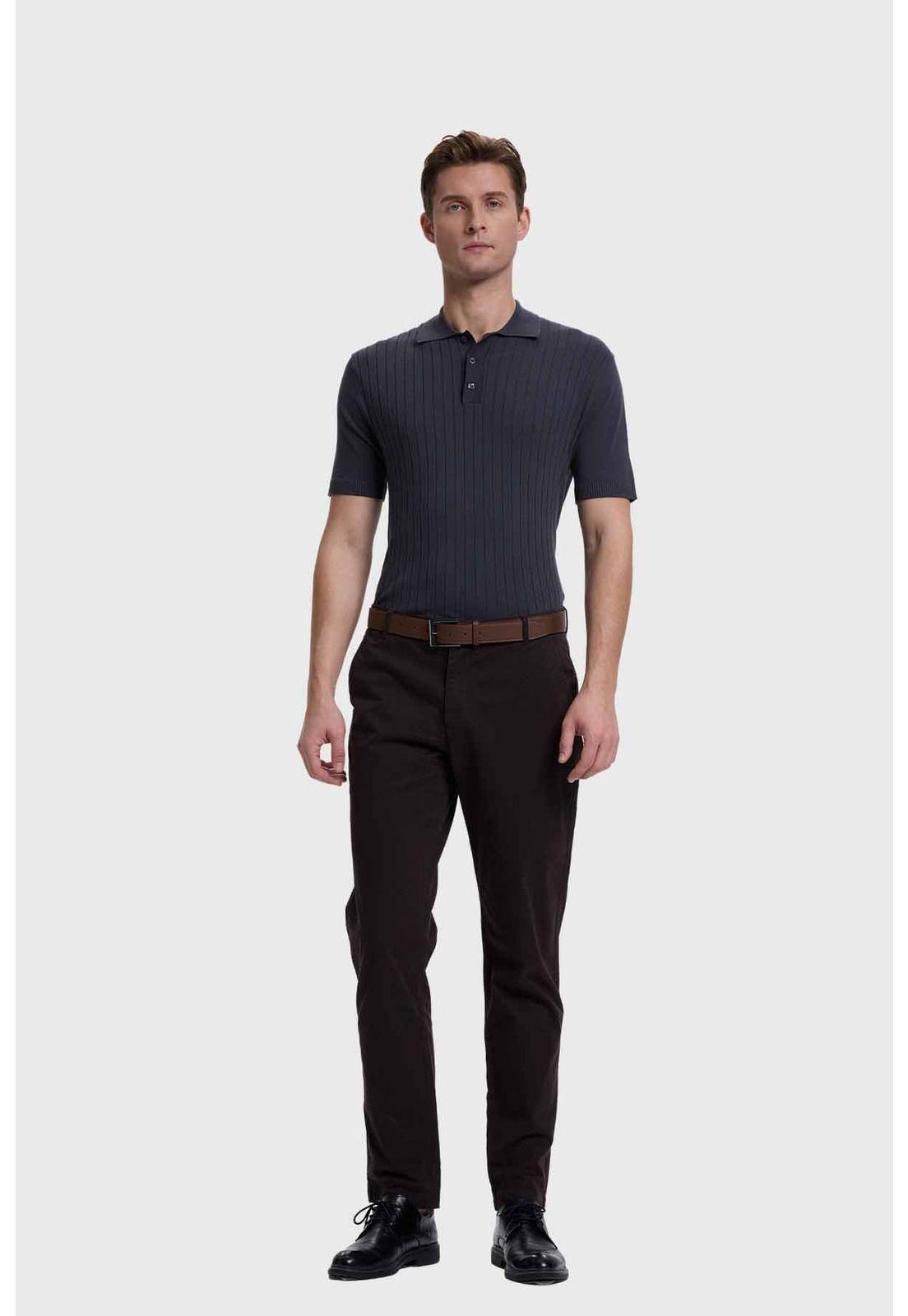 Pantalón Hombre Chino Cinturón Marengo - ll-3