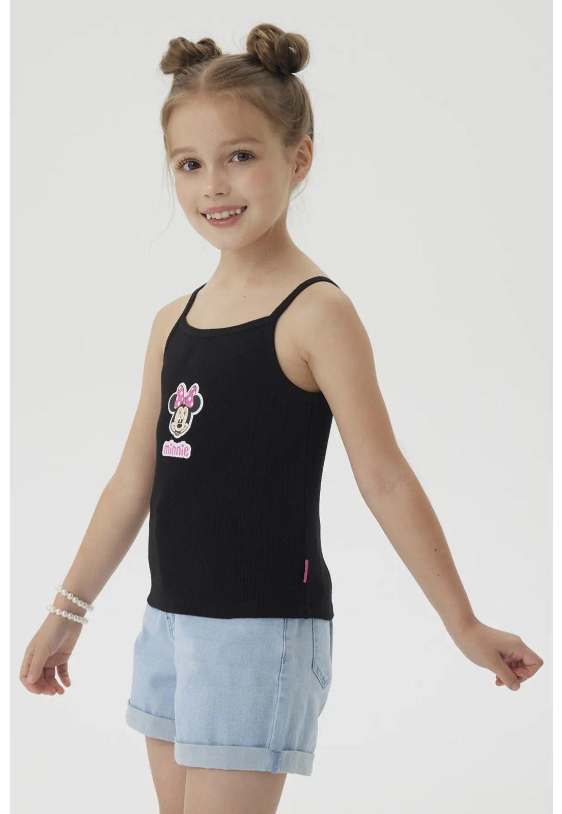 Polera Niña Minnie Negro - ll-5