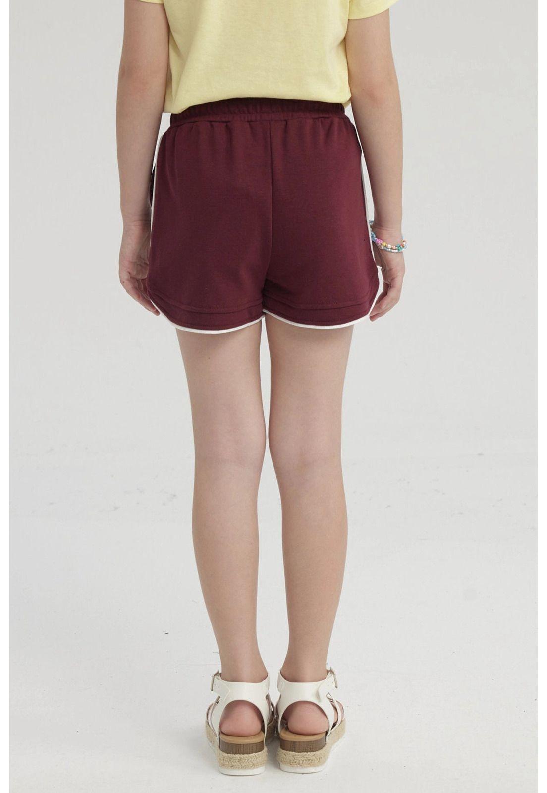 Short Niña Con Cordón Rojo-2