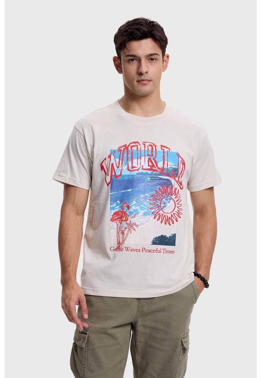 Polera Hombre Beige - lV-0