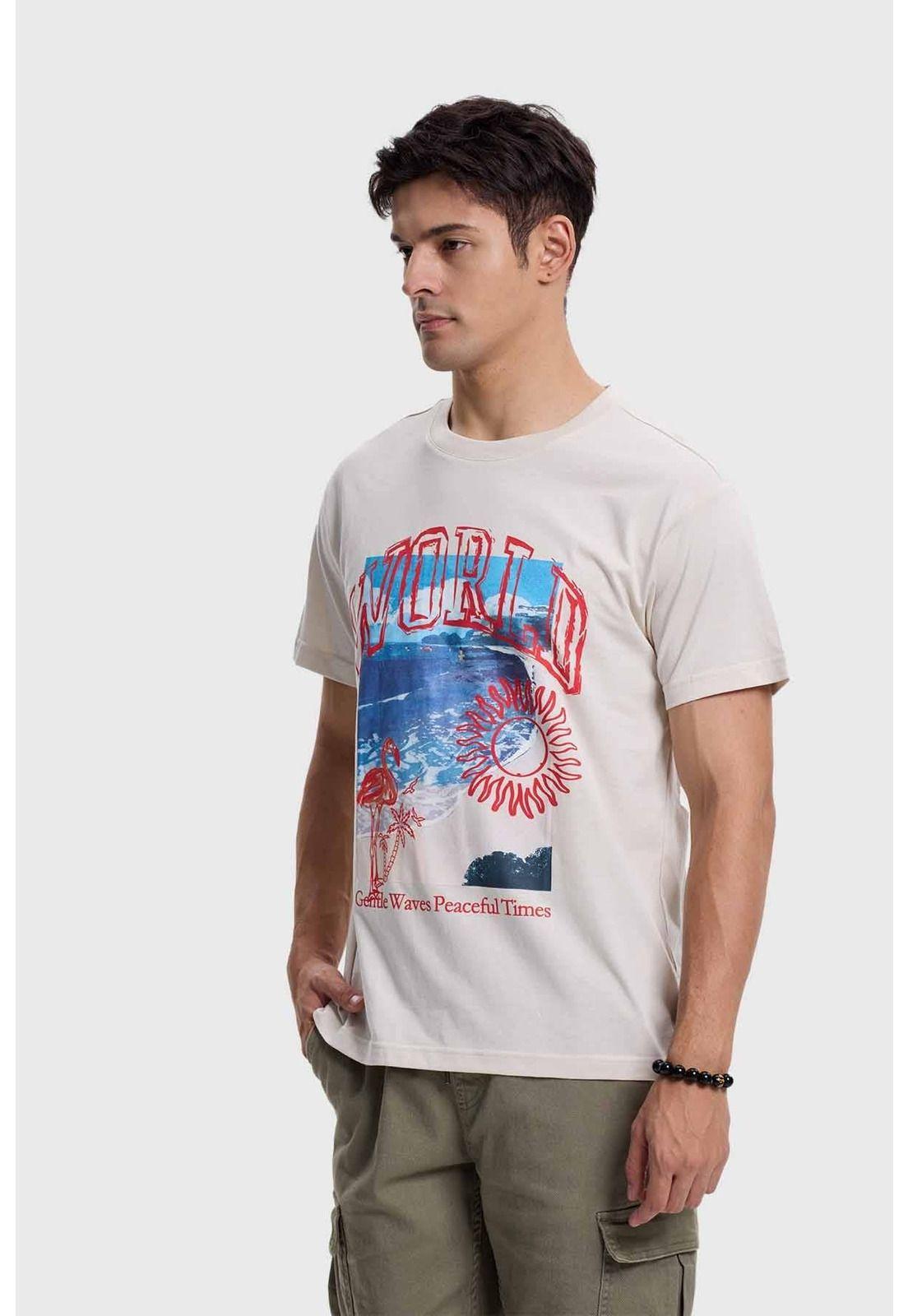 Polera Hombre Beige - lV-1