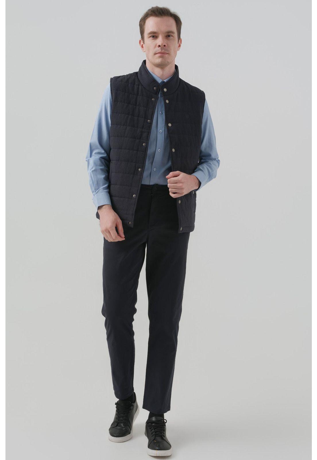 Parka Hombre Regular Azul Marino-3