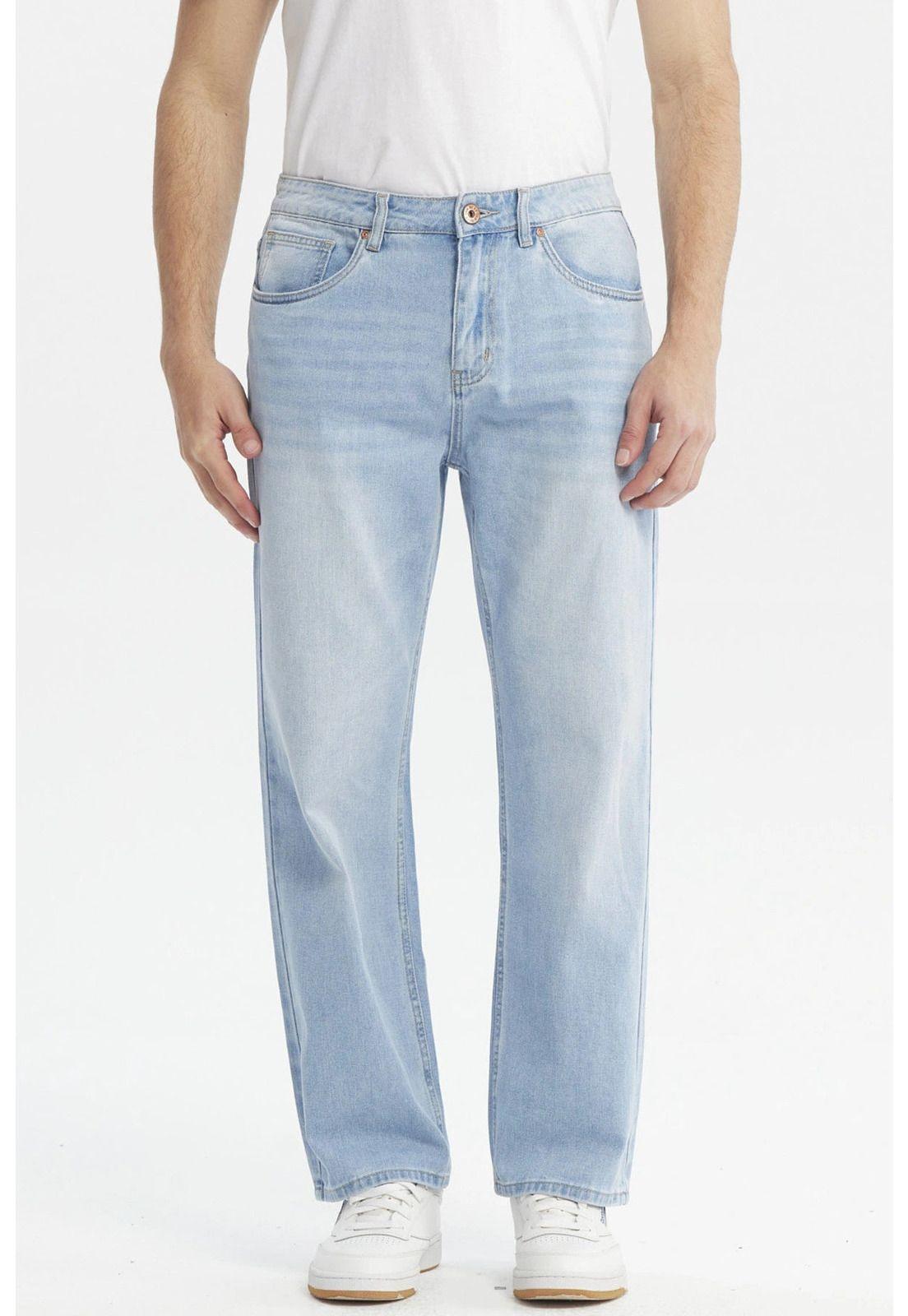 Jeans Hombre 643 Calce Recto Azul Claro-0