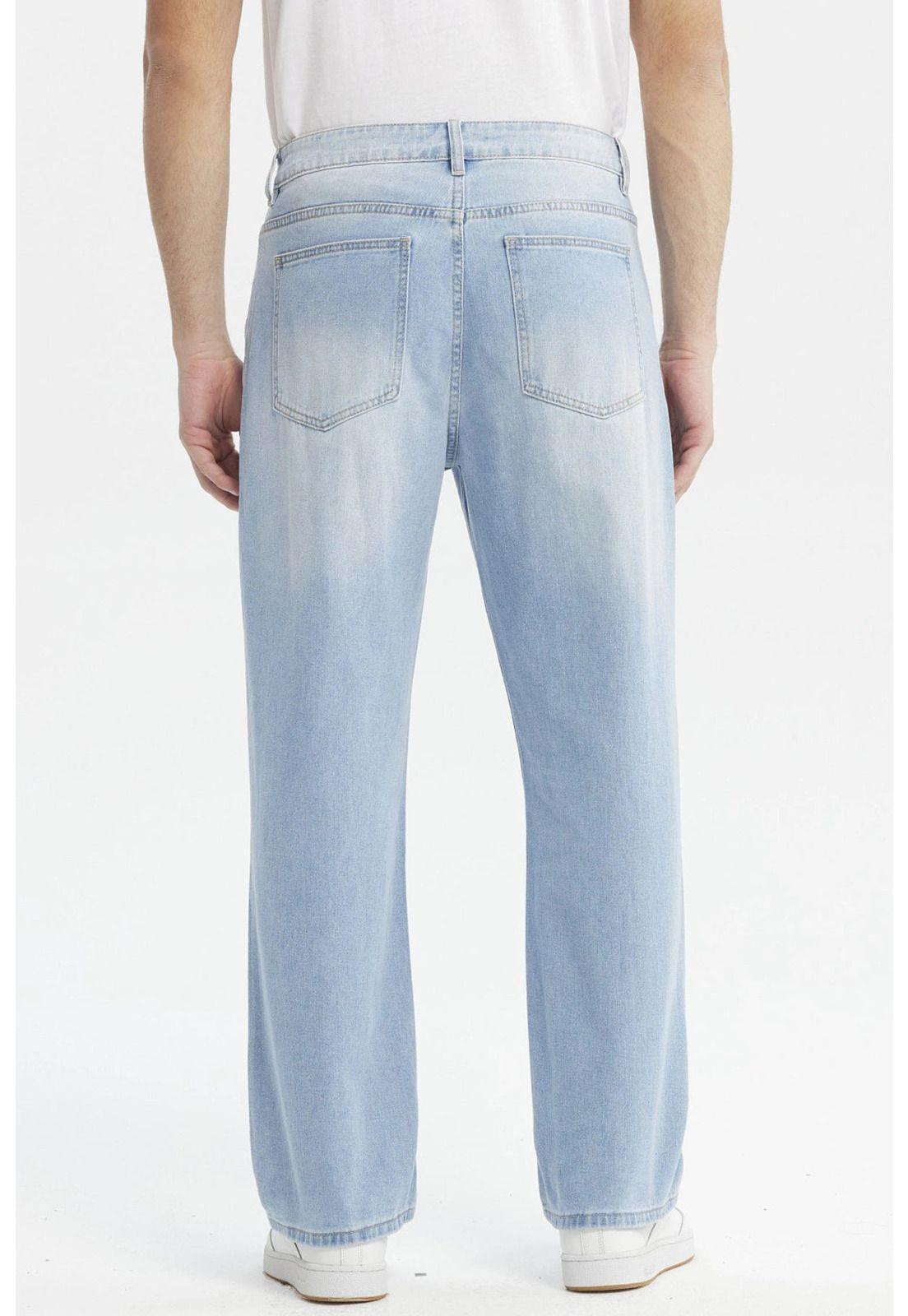 Jeans Hombre 643 Calce Recto Azul Claro-2
