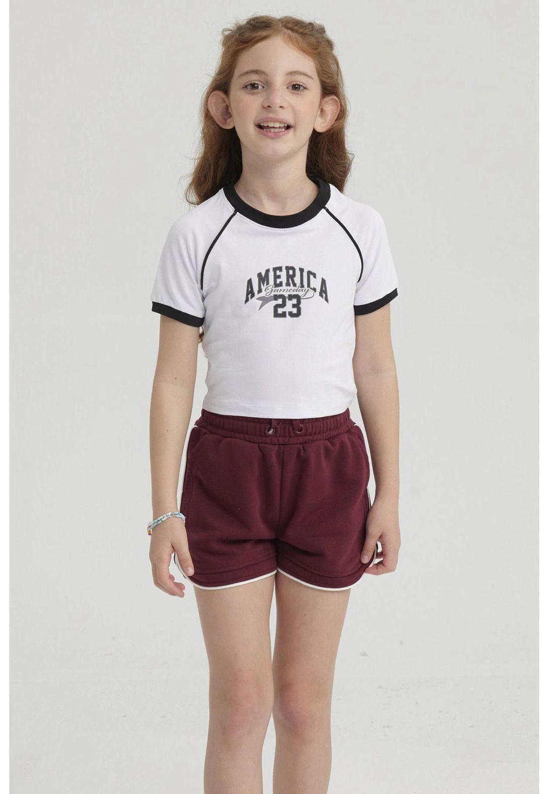 Polera Niña Rib Contraste Blanco-0