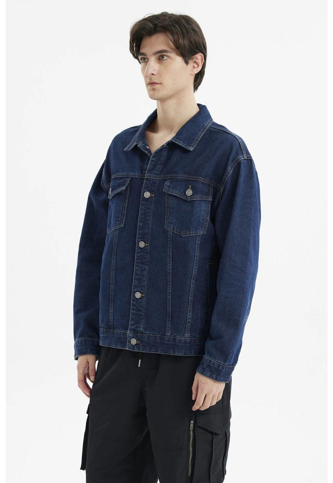 Chaqueta Hombre Clásica Azul- ll-1