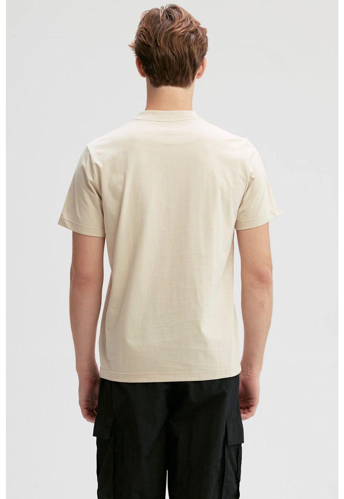 Polera Hombre One Piece Beige-2