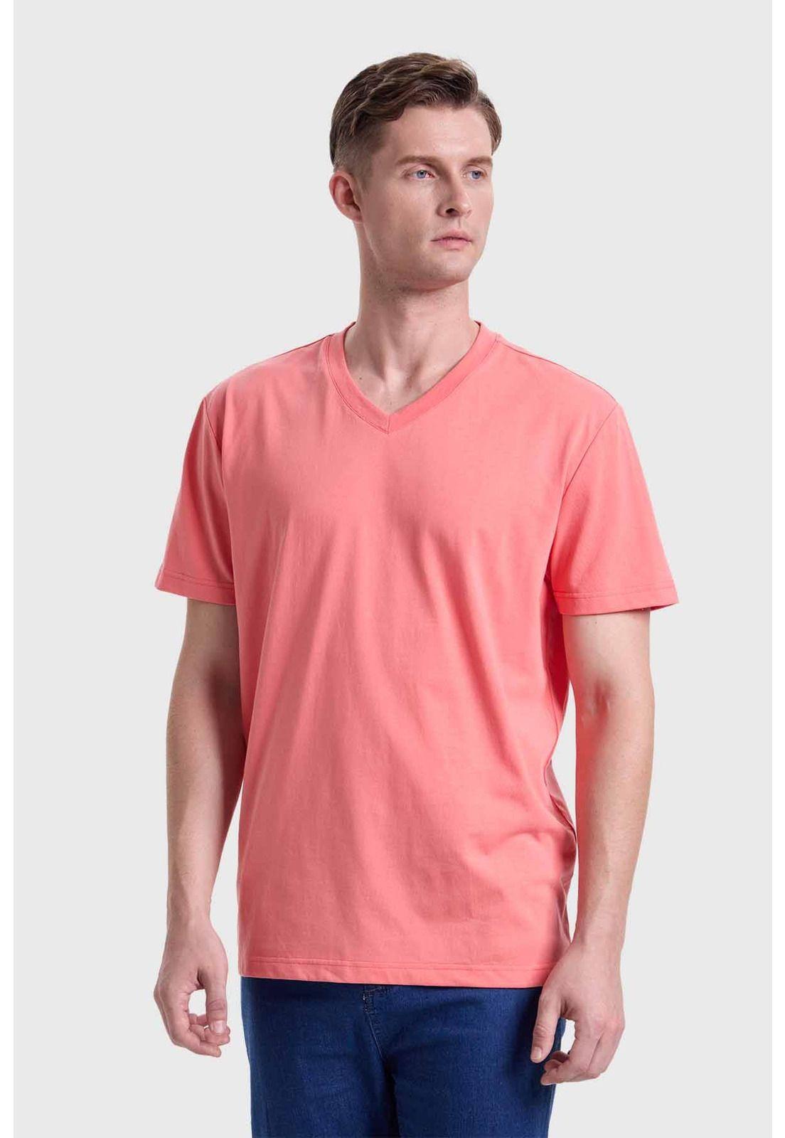 Polera Hombre Básica Rosado - ll-1