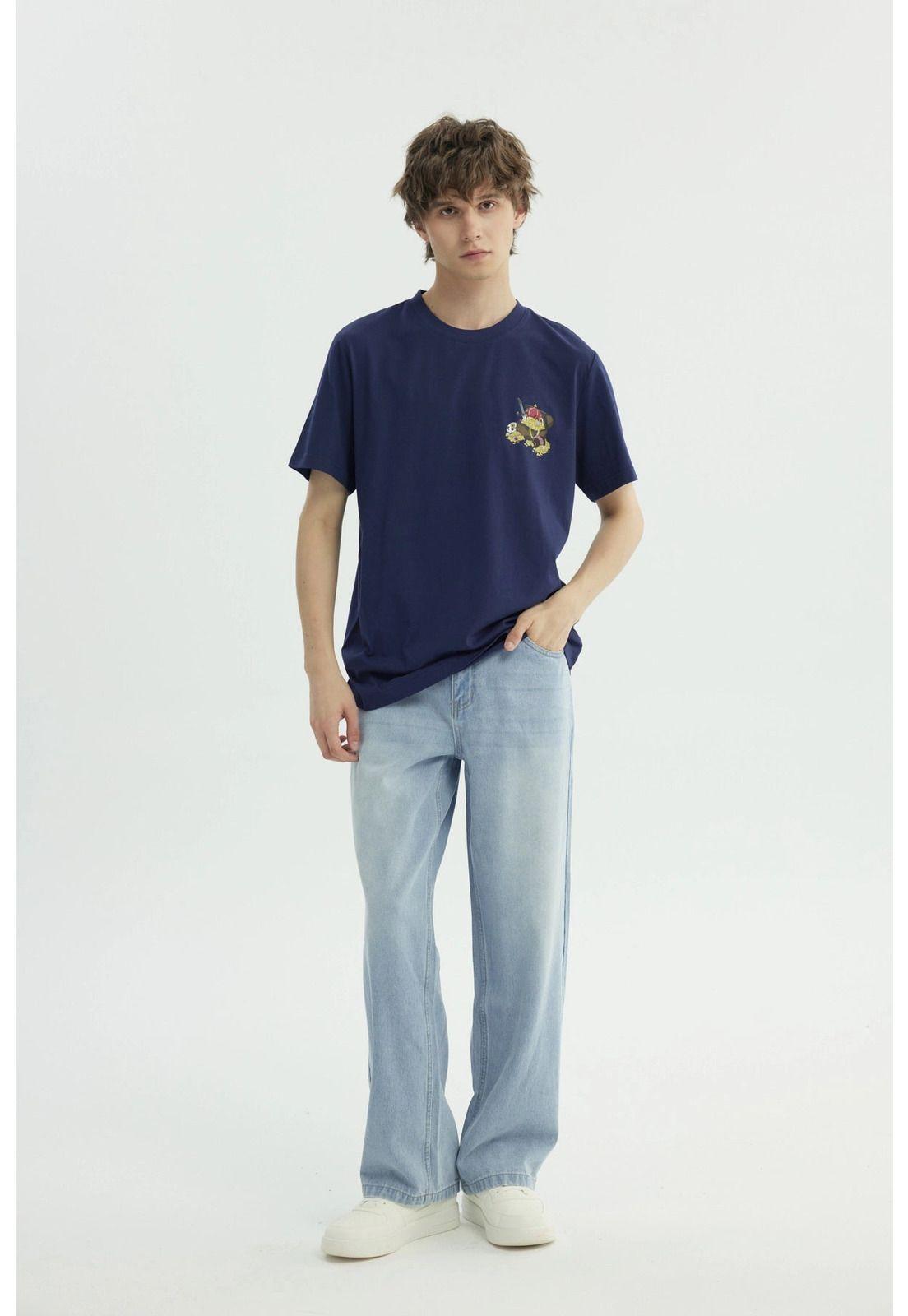 Polera Hombre One Piece Azul Marino - ll-2