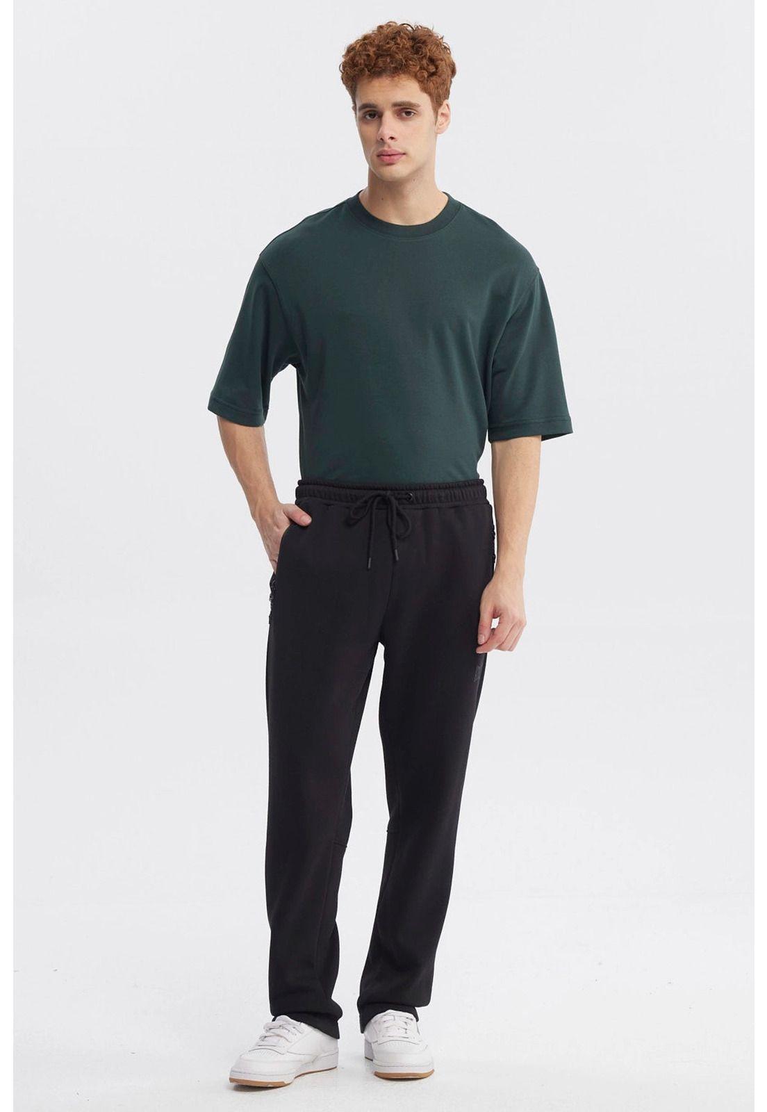 Pantalón Buzo Hombre Sport Negro - ll-3