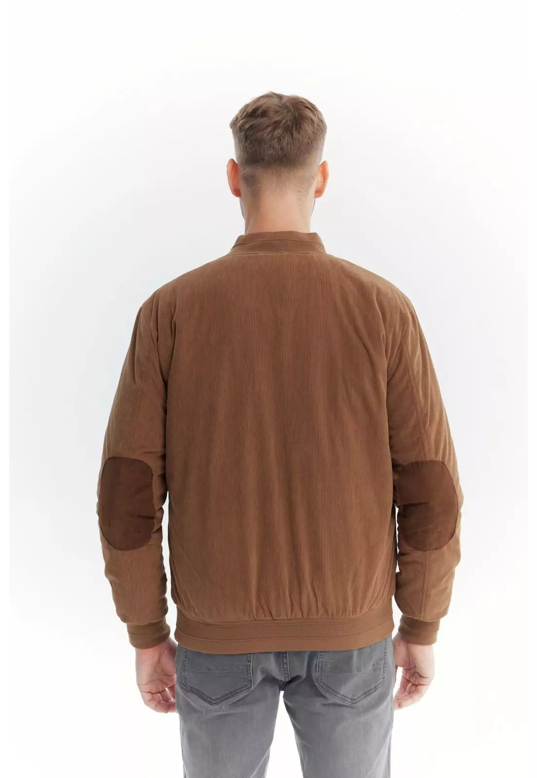Parka Hombre Slim Cuello Apoyado Camel-2