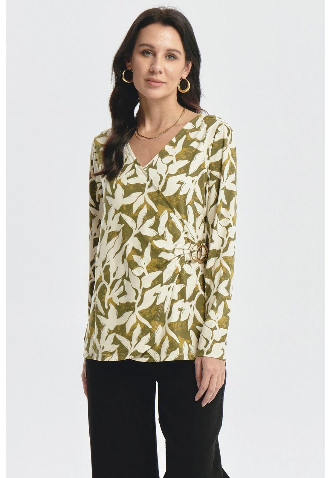 Polera Mujer Slim Verde Olivo-0