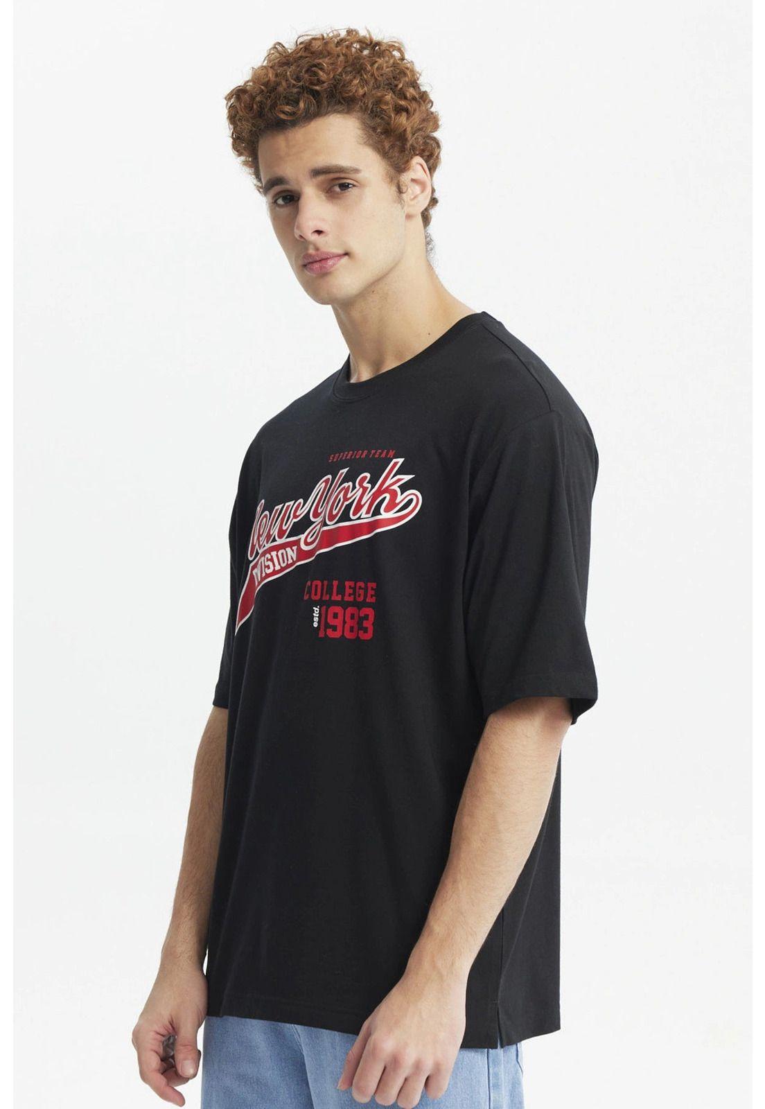 Polera Hombre Juvenil Negro - ll-1