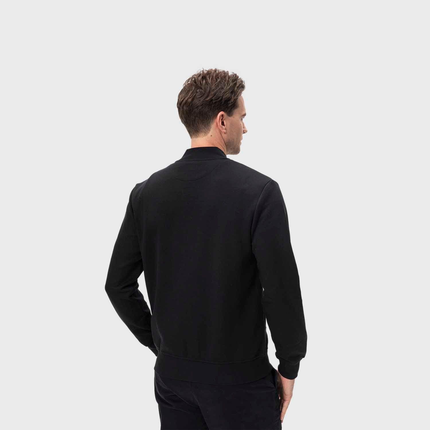 Polerón Hombre Bomber Negro Fashion's Park-2