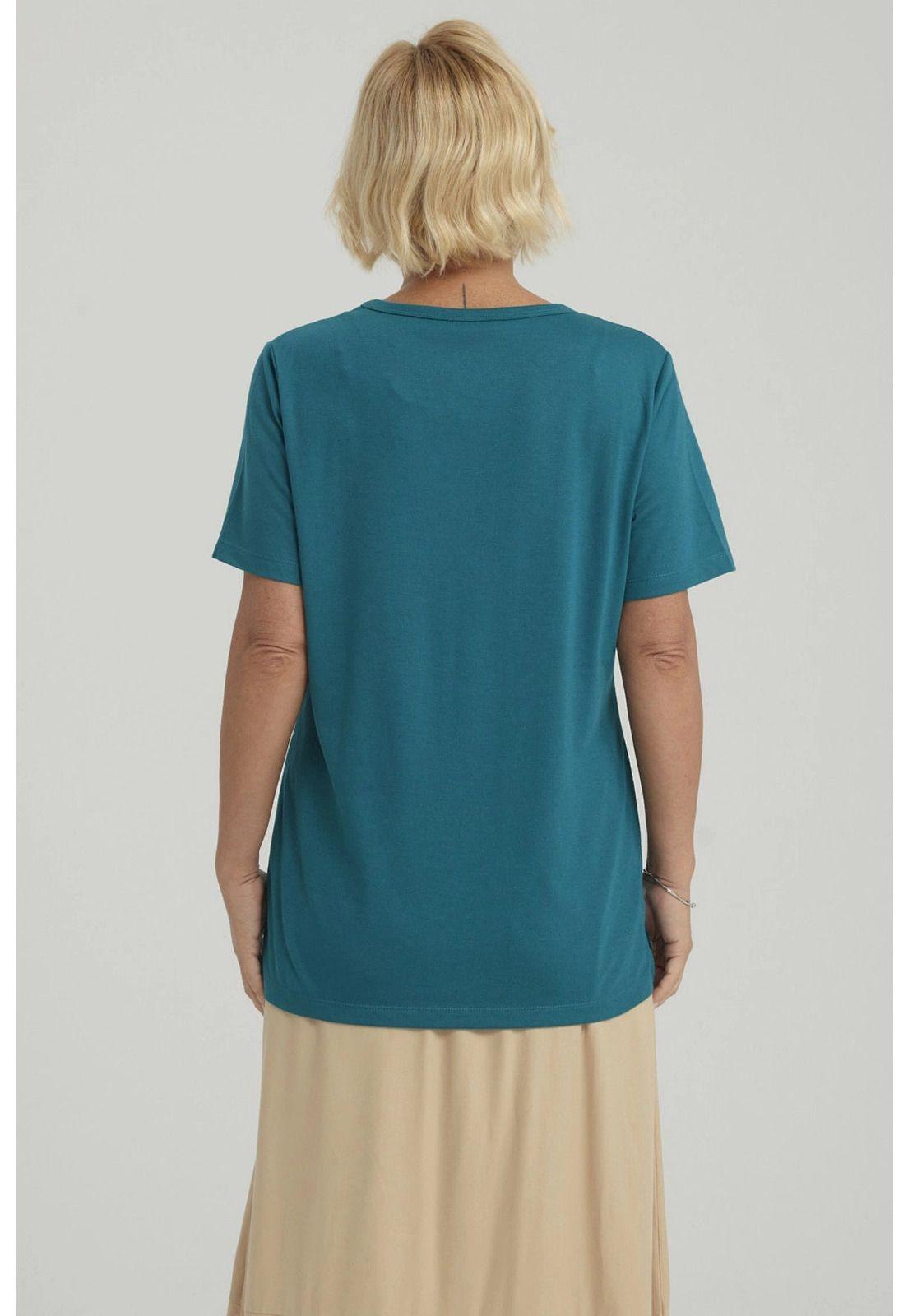 Polera Mujer Con Tachas Petróleo-6