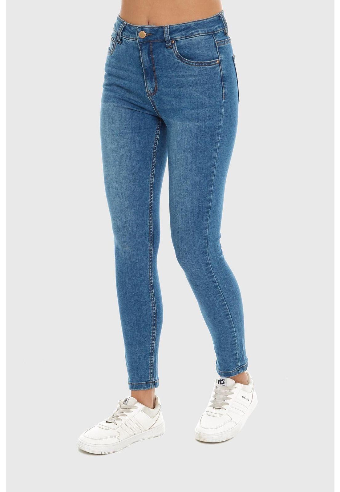 Jeans Mujer Skinny Estela Azul - ll-1