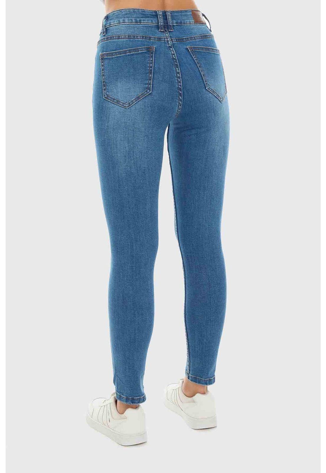 Jeans Mujer Skinny Estela Azul - ll-2
