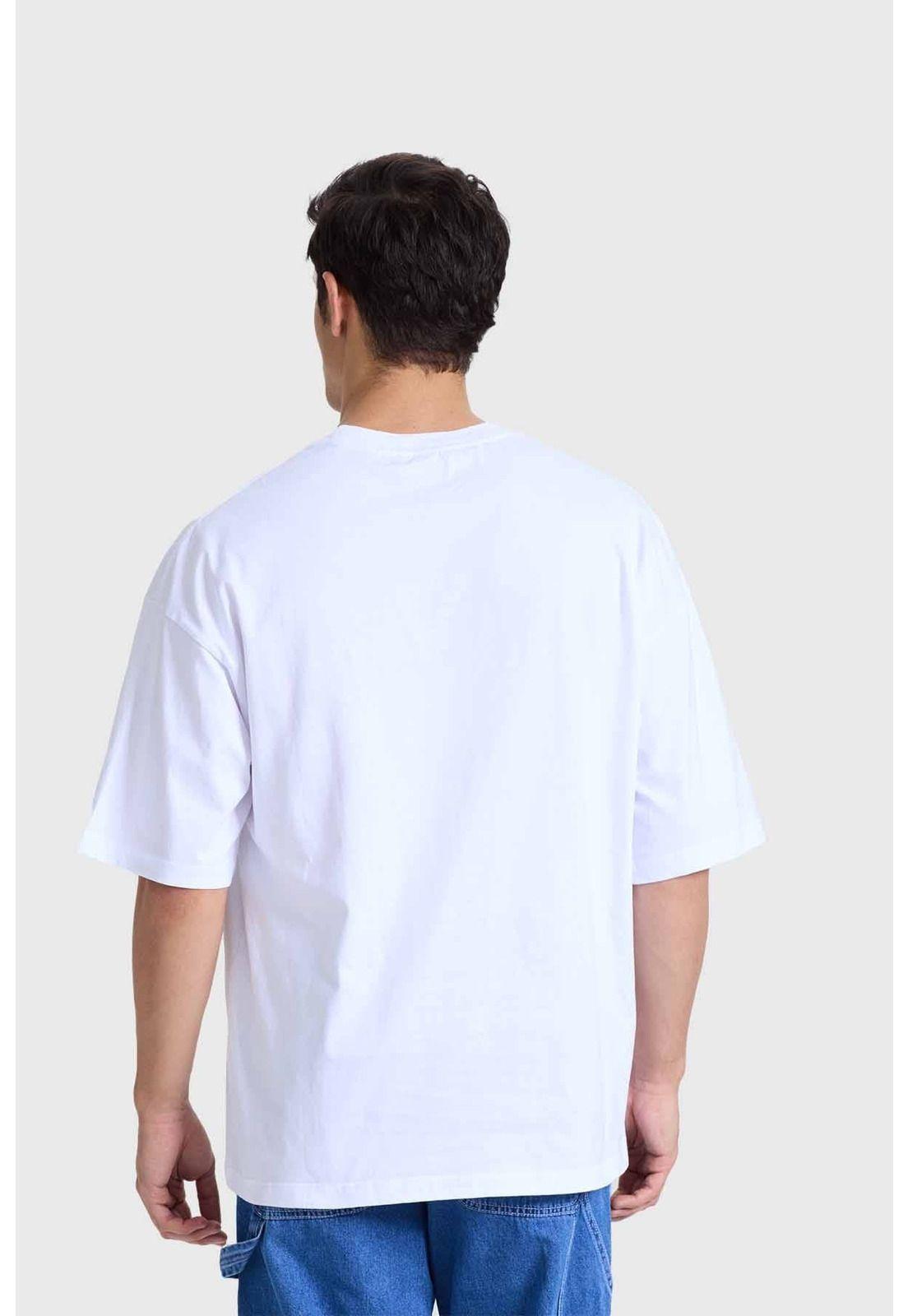 Polera Hombre Oversize Blanco - lll-2