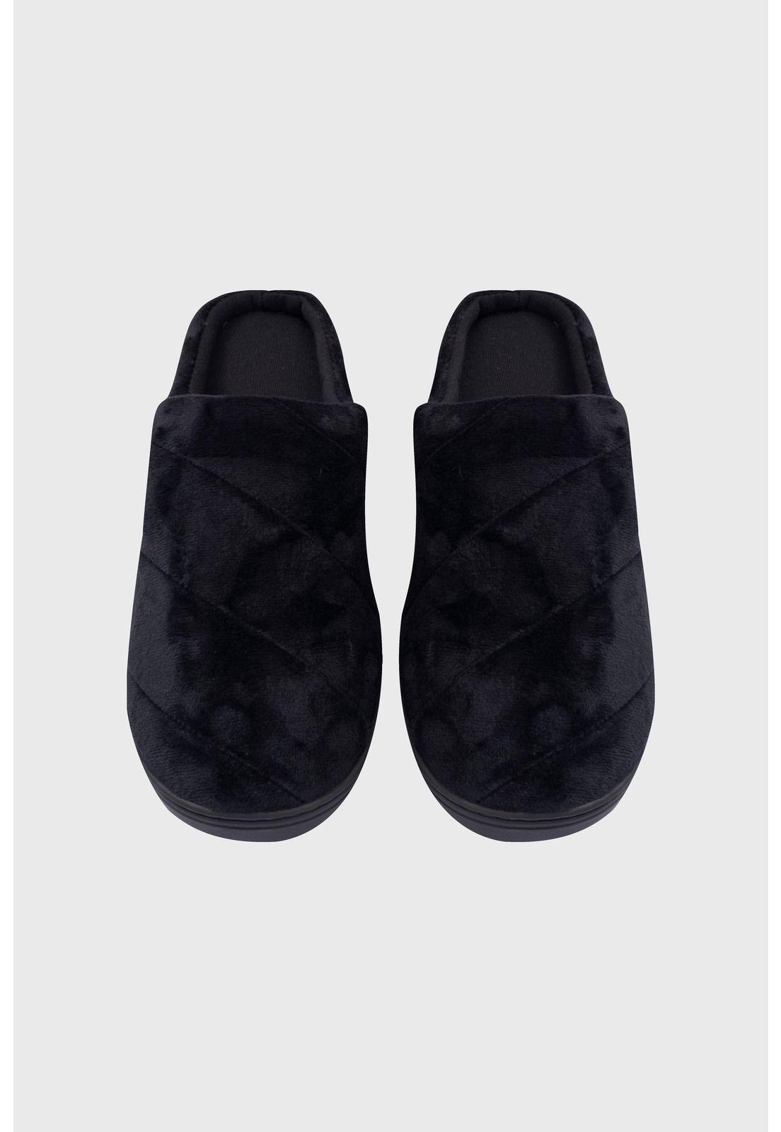 Pantufla Hombre Casual Negro - ll-0