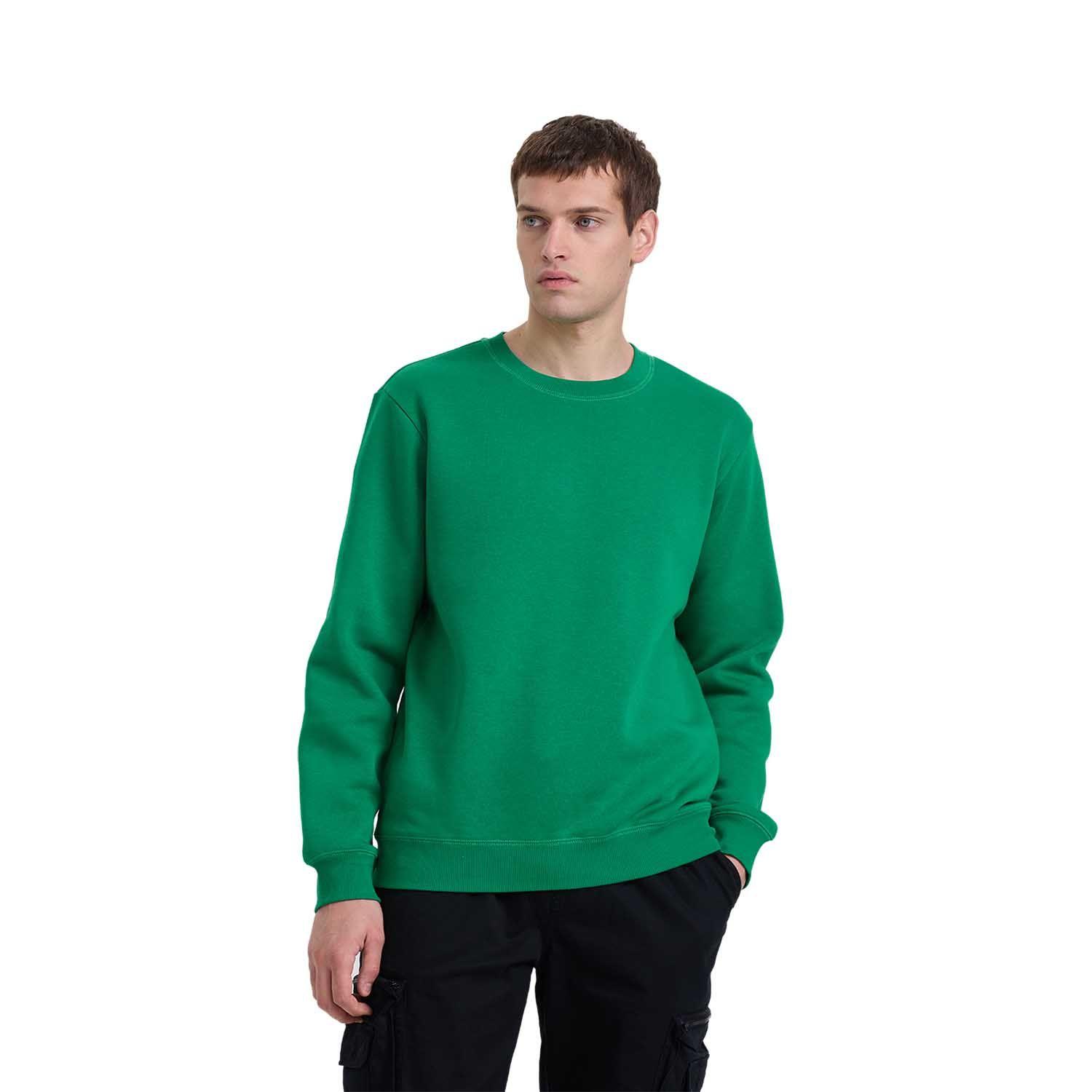 Polerón Hombre Básico Verde Ii Fashions Park-0