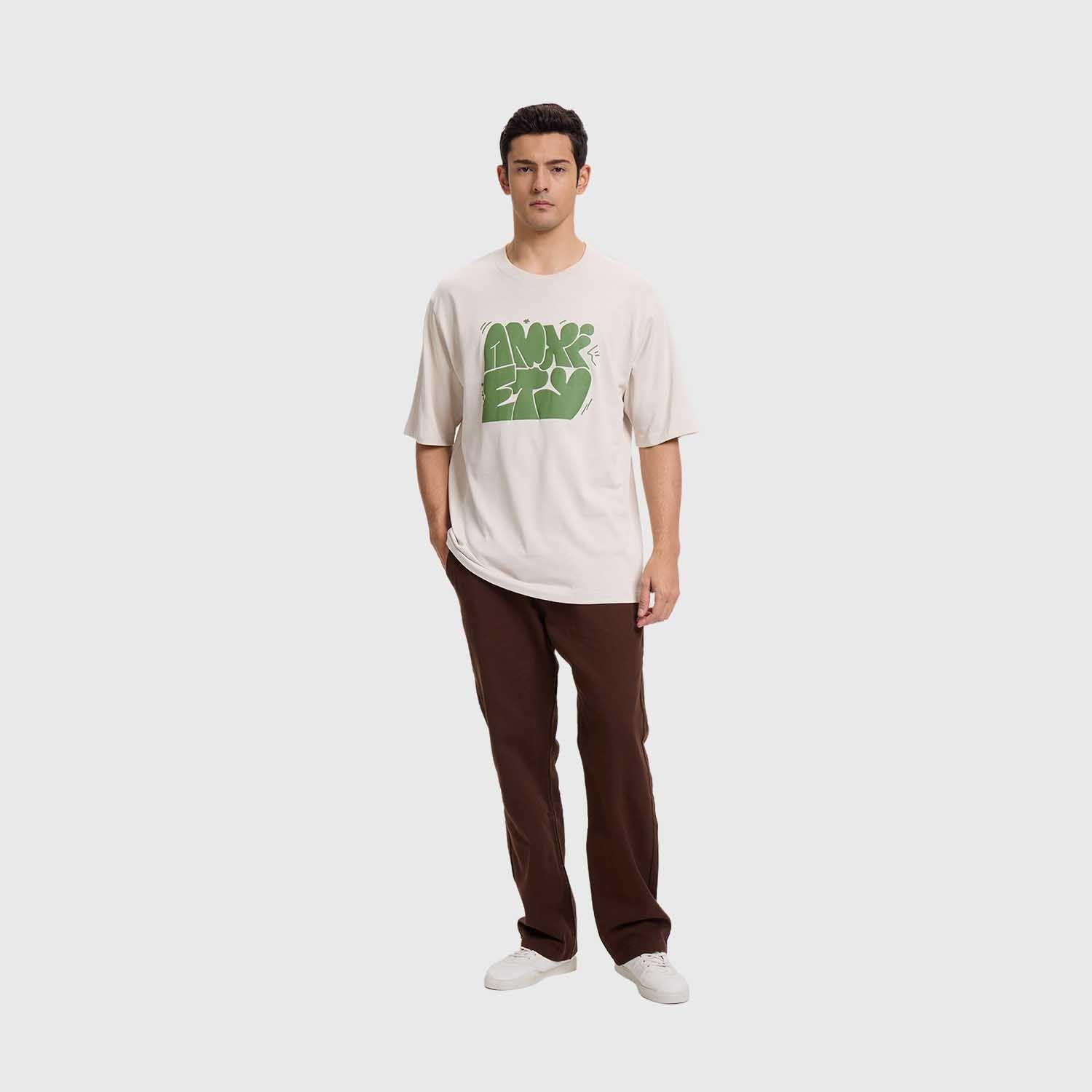 Polera Hombre Print Puff Beige Claro Fashion's Park-3