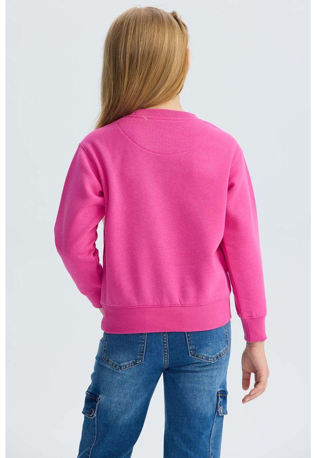 Polerón Niña Minnie Magenta-2