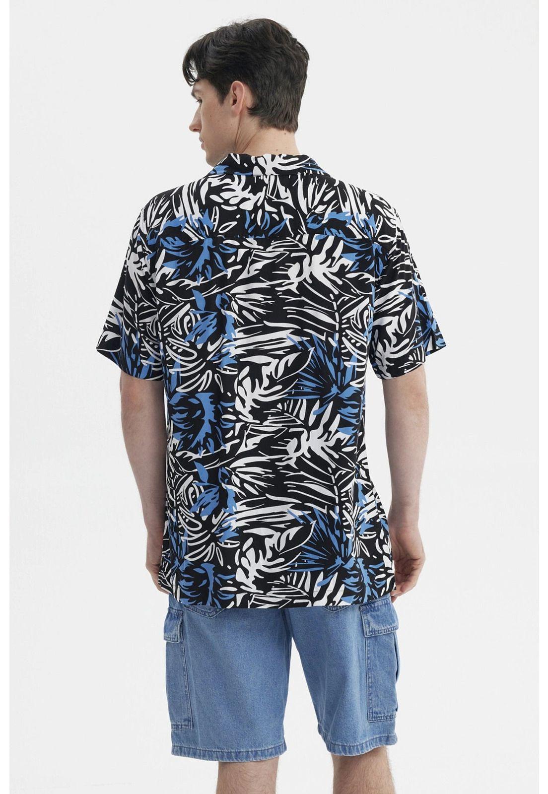 Camisa Hombre Full Rapport Negro- ll-2