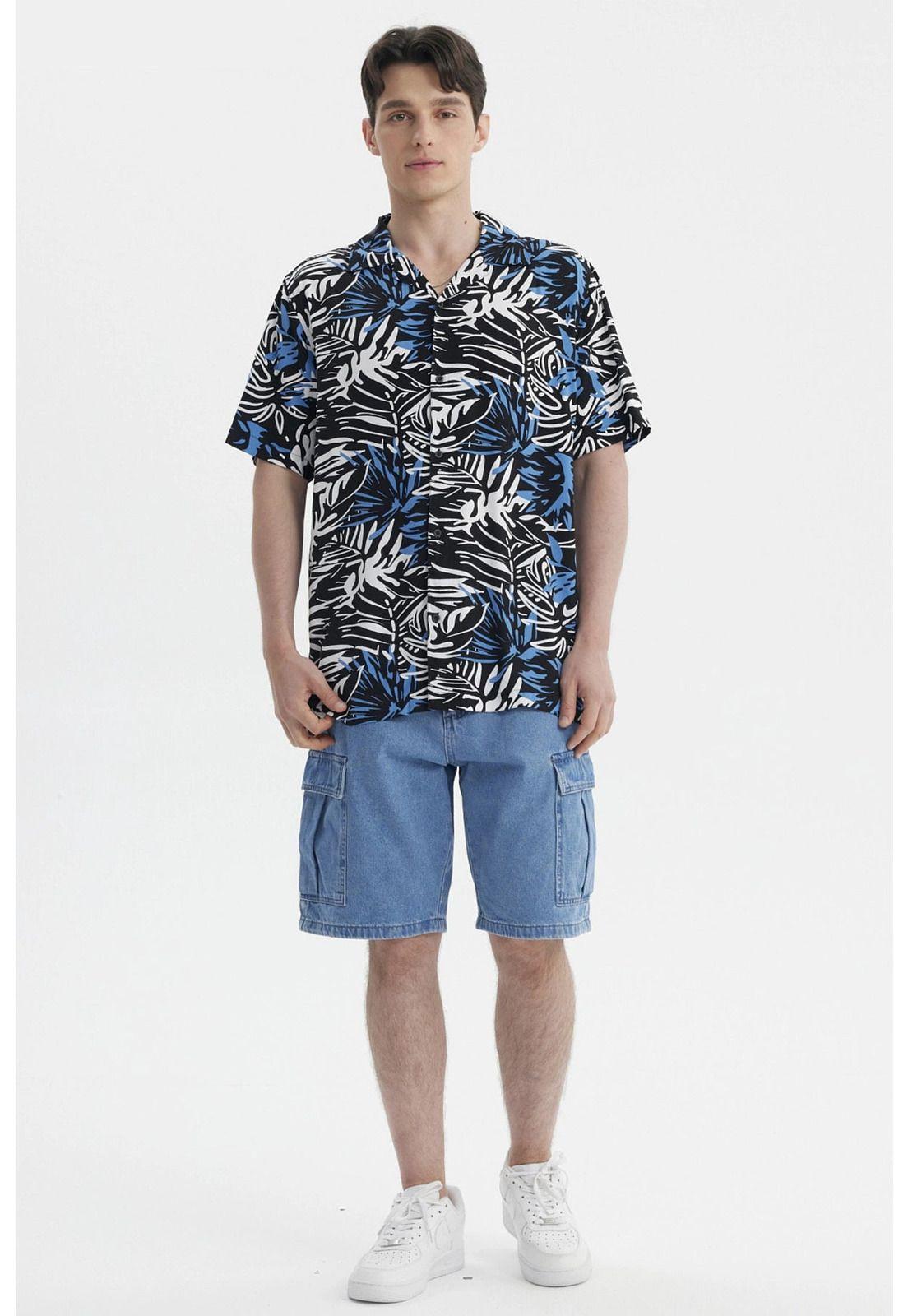 Camisa Hombre Full Rapport Negro- ll-3