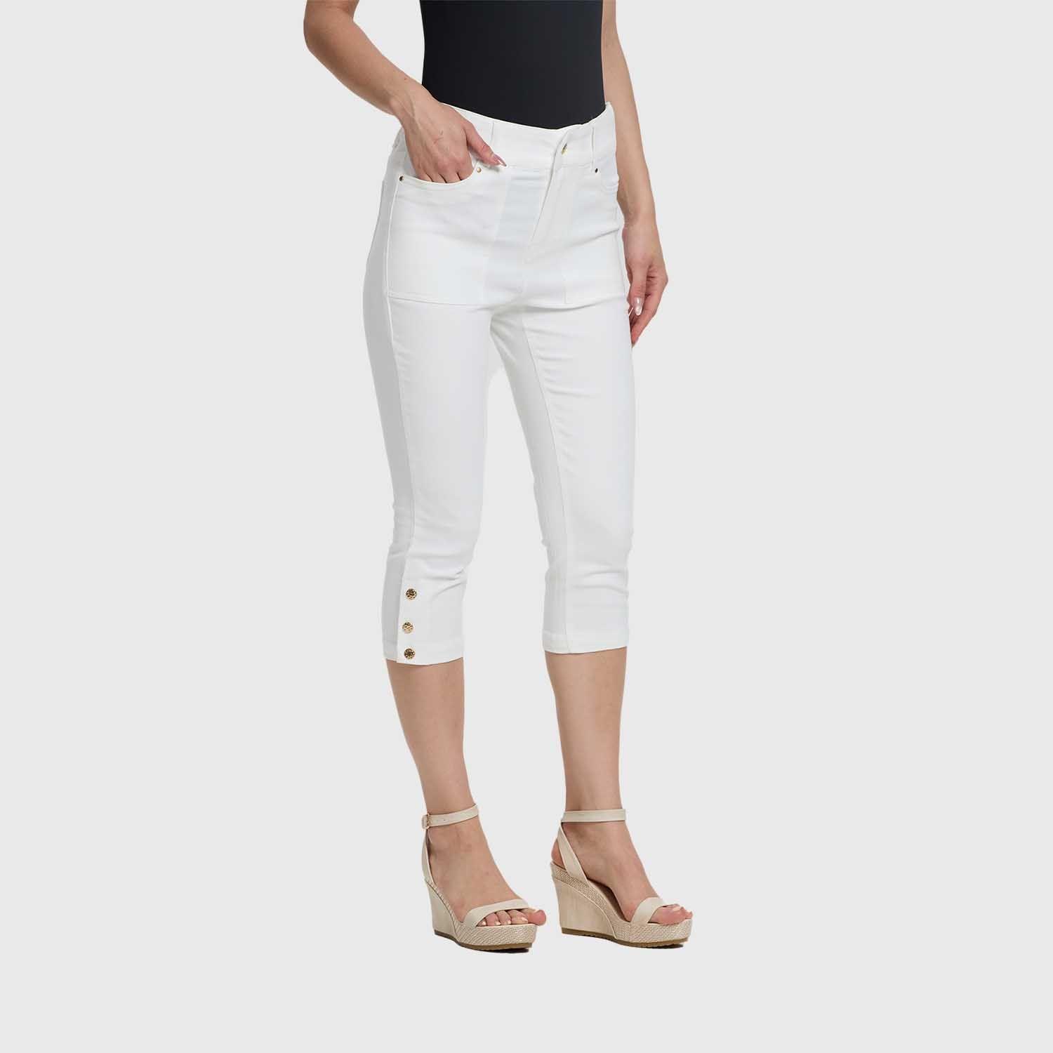 Pantalón Mujer Bolsillo Cargo Crudo Fashion's Park-1