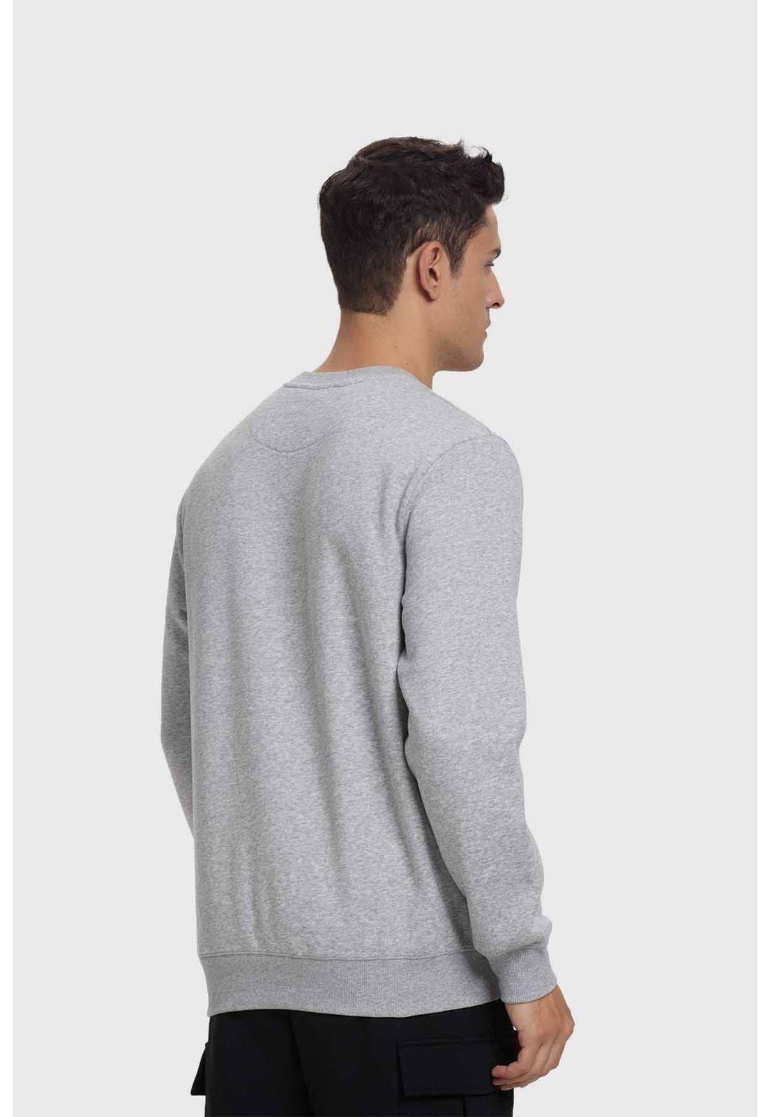 Polerón Hombre Básico Gris-2