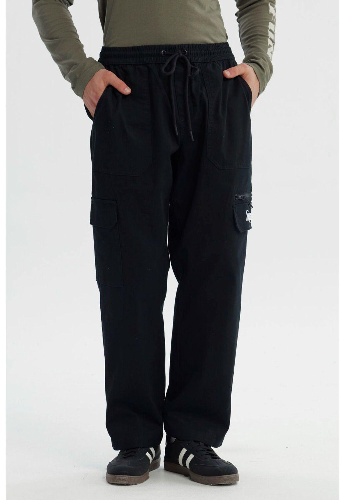 Pantalón Hombre Calce Recto Negro - Vl-0