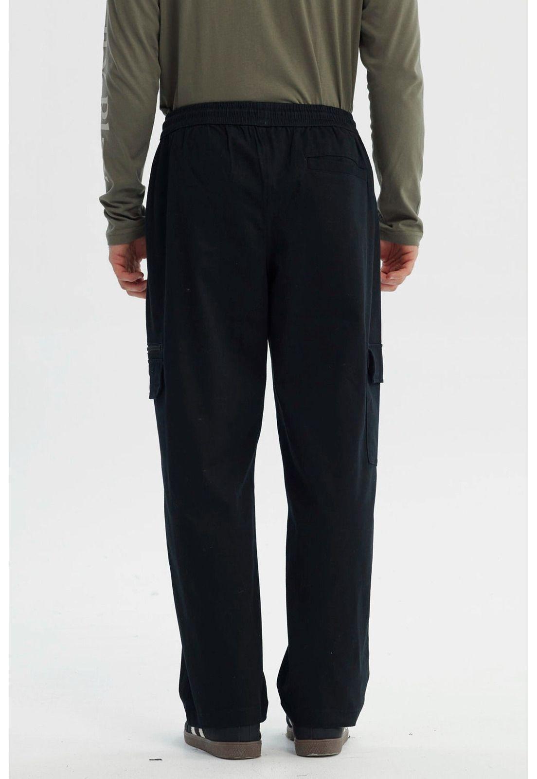 Pantalón Hombre Calce Recto Negro - Vl-2