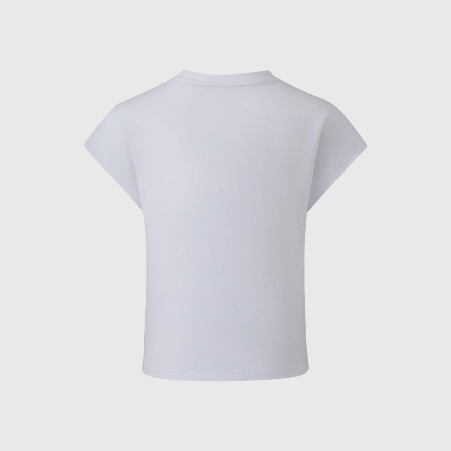 Polera Niña Con Folia Blanco Fashion's Park-1