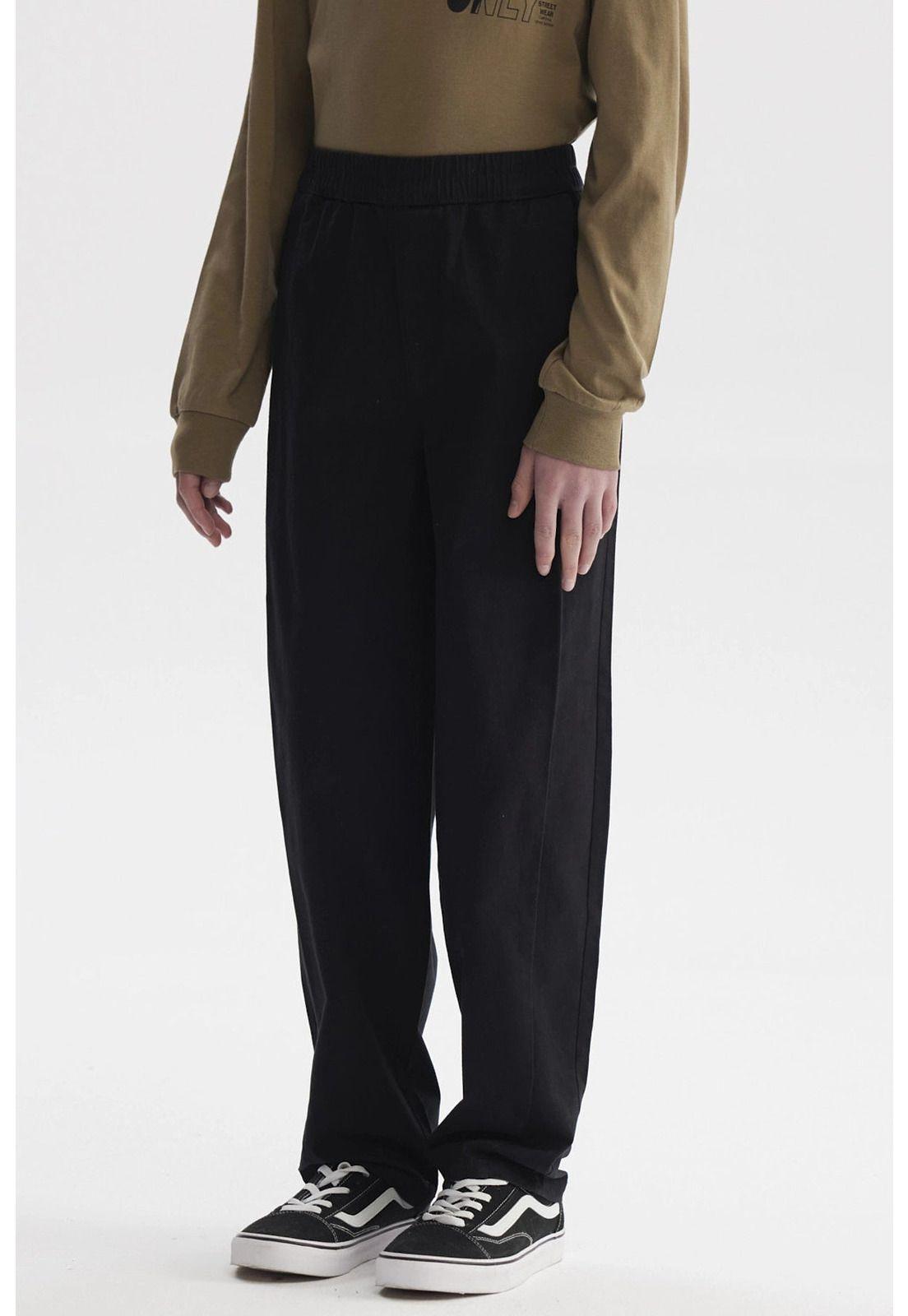 Pantalón Niño Baggy Negro-2