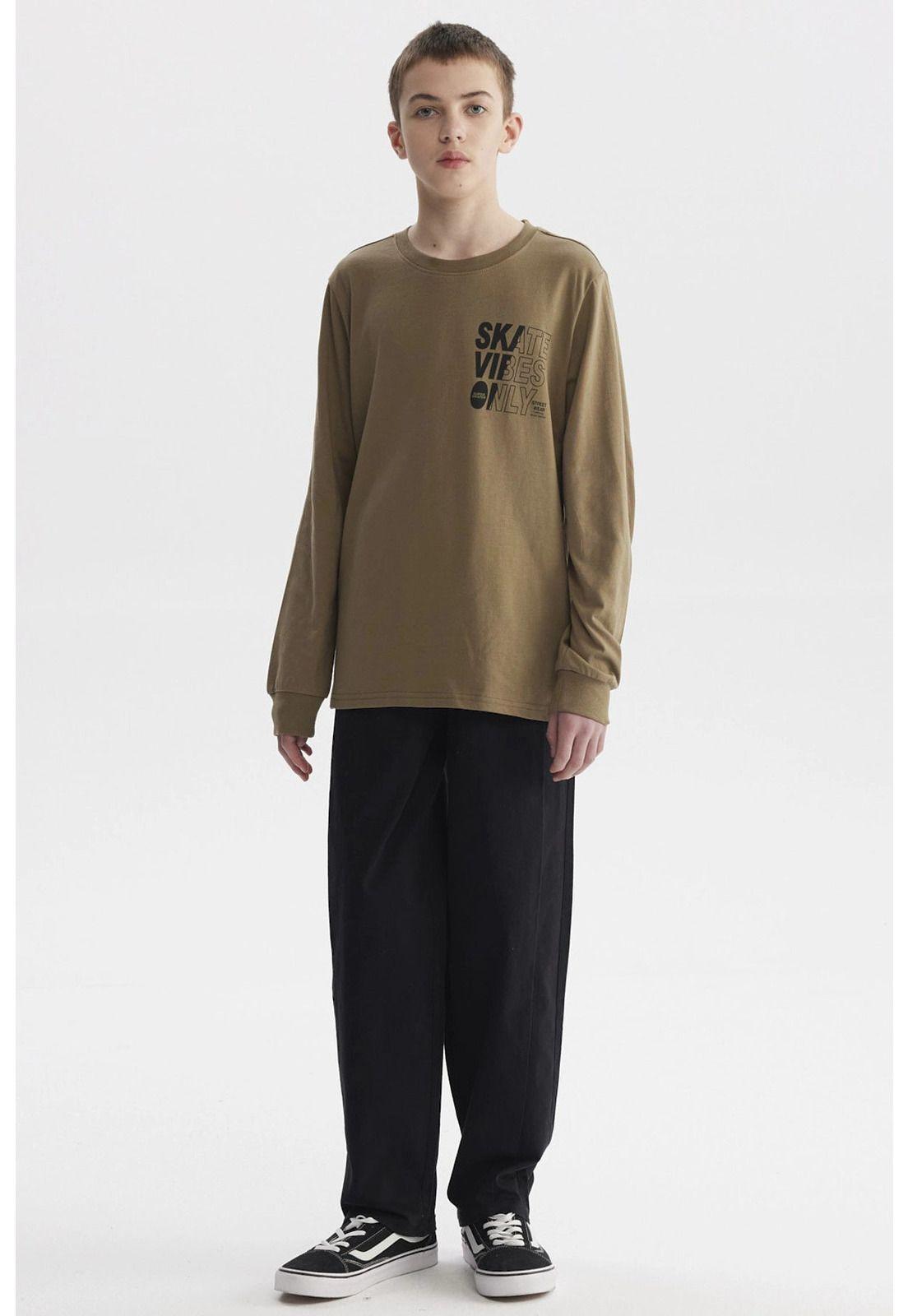 Pantalón Niño Baggy Negro-3