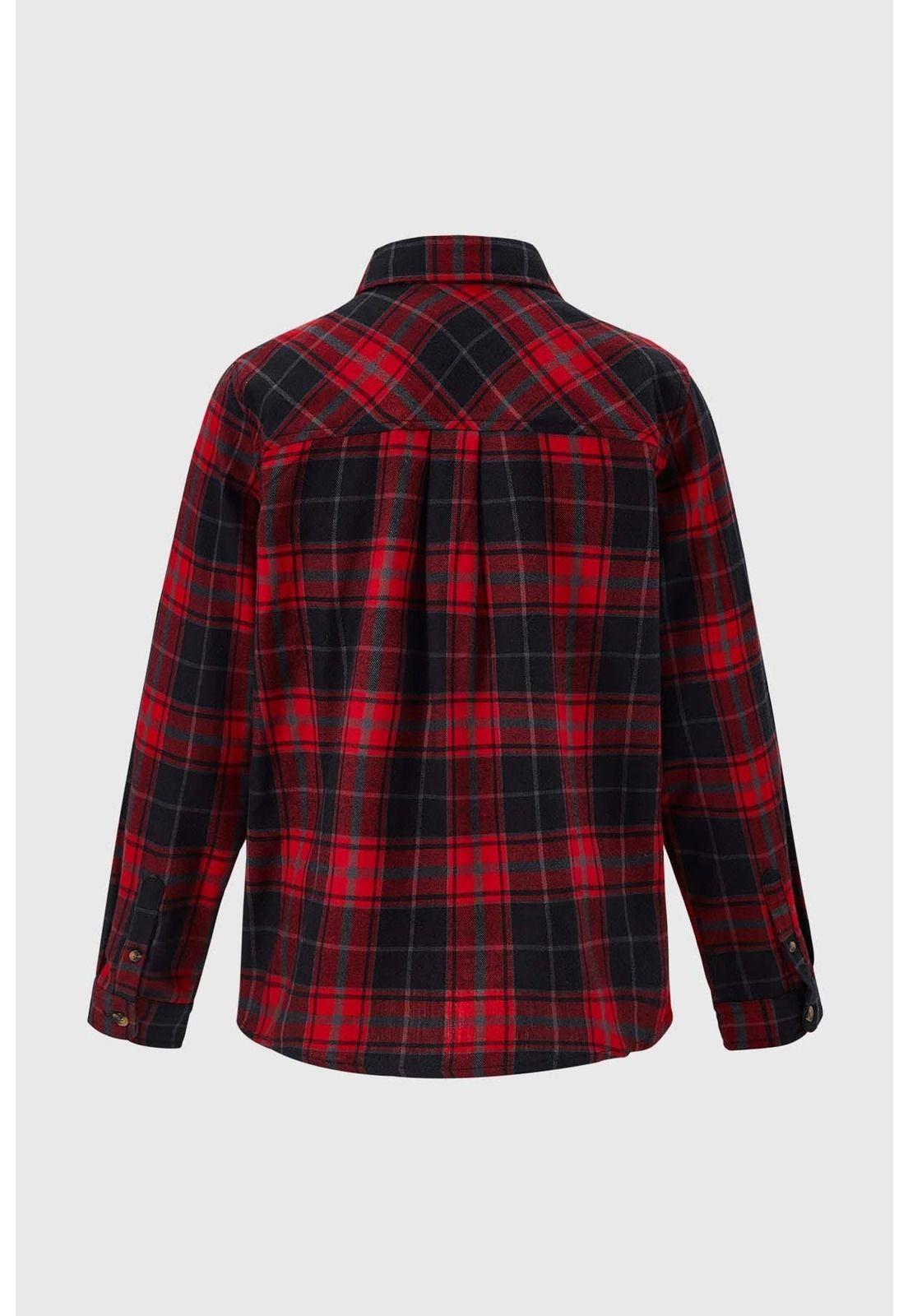 Camisa Niño Cuadrillé Rojo-1