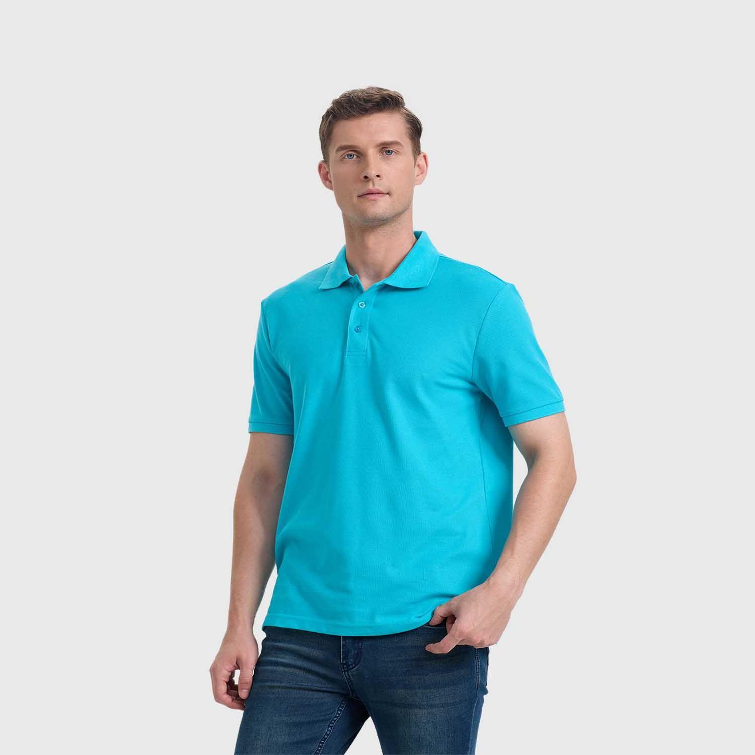 Polera Hombre Pique Lisa Básica Calipso Fashion's Park-1