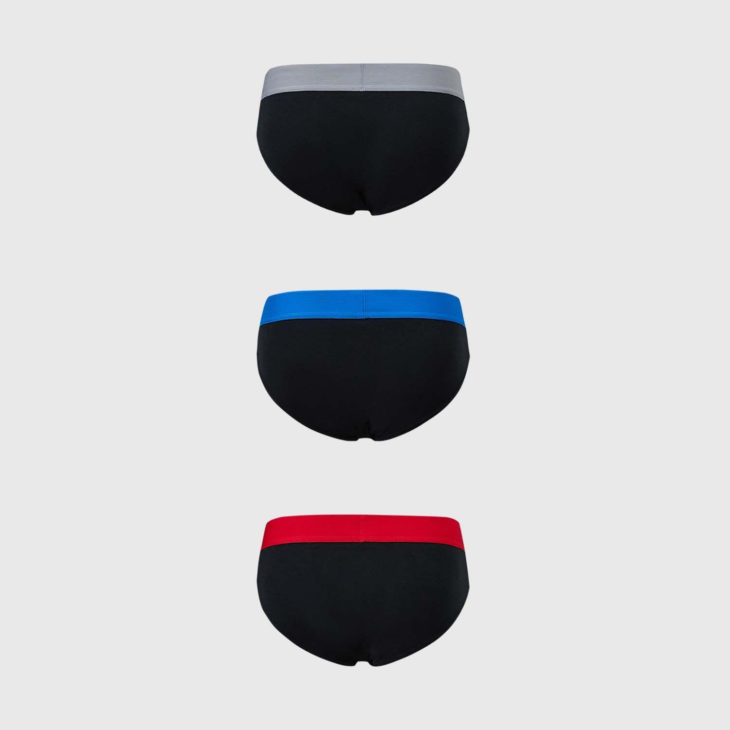 Boxer Hombre Tripack Liso Negro Iv-1