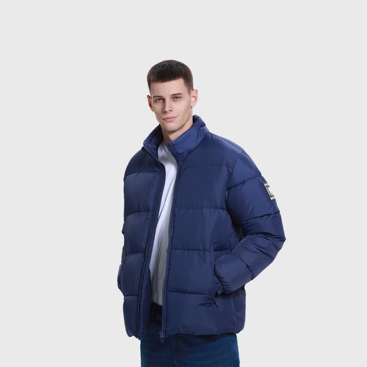 Parka Hombre Puffa Azul Oscuro-1