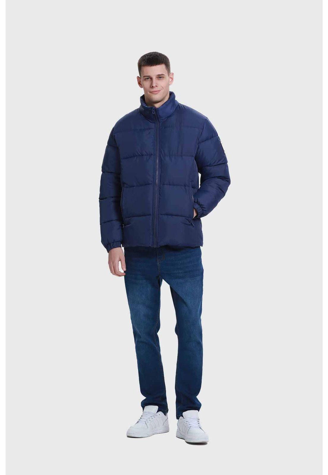 Parka Hombre Puffa Azul-3