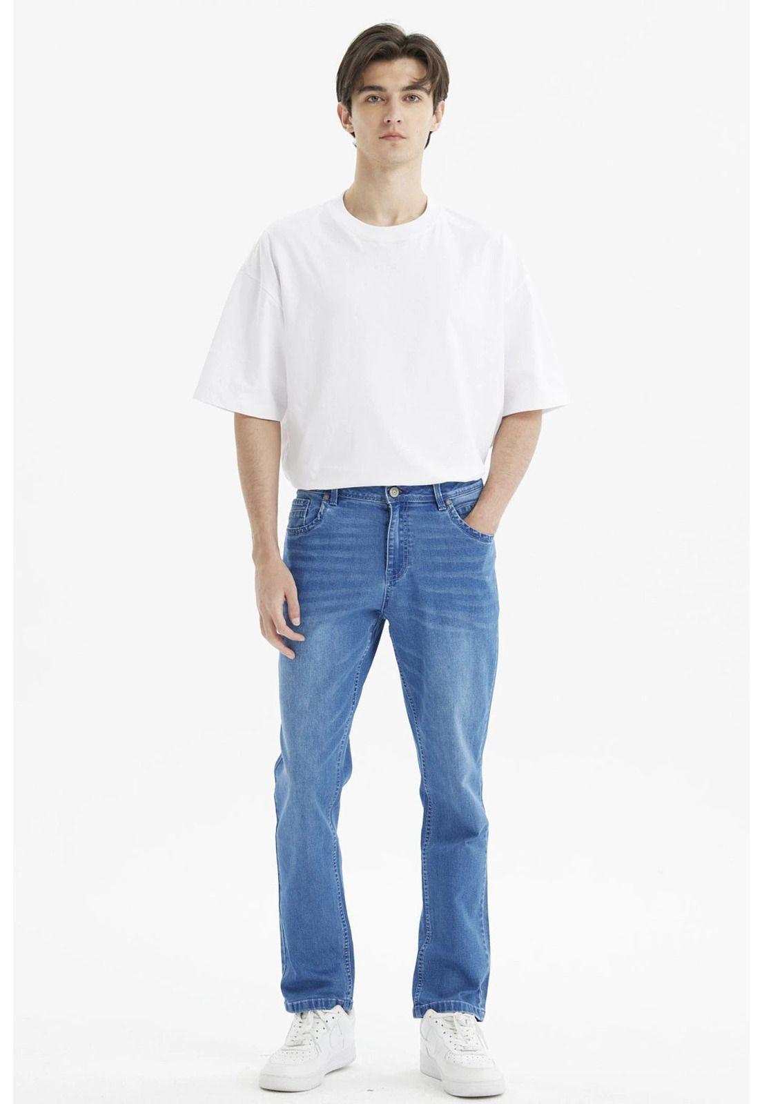 Jeans Hombre Slim 701 Azul-3