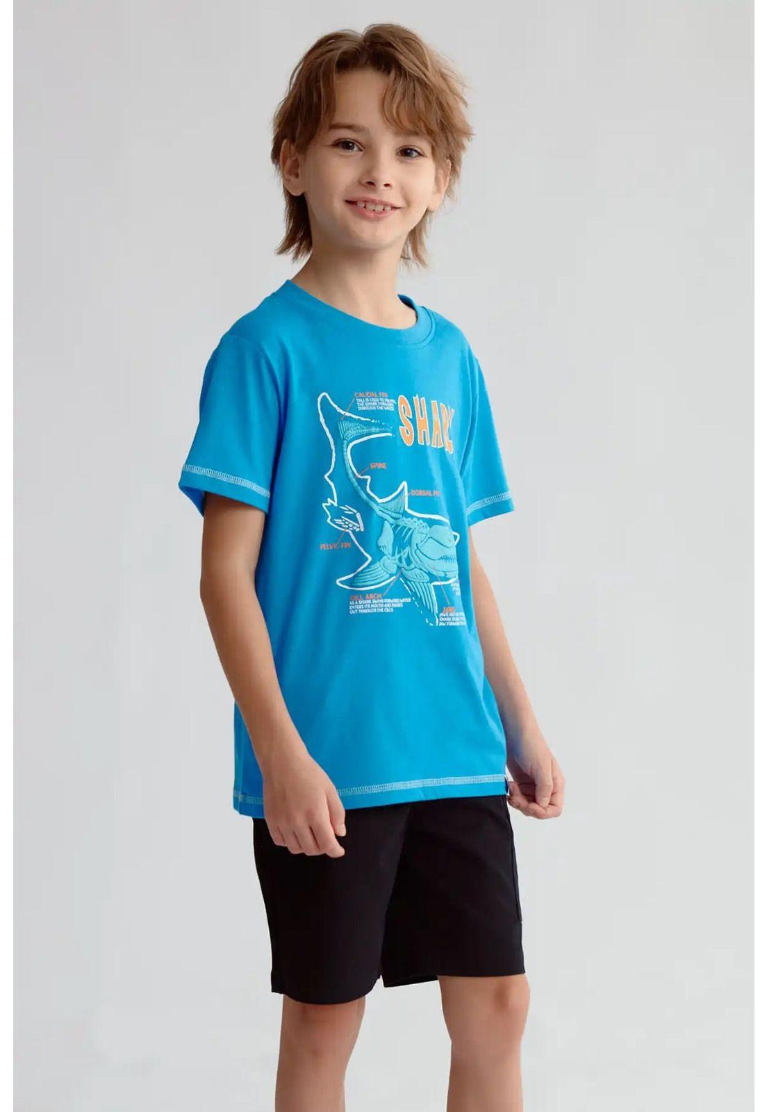 Polera Niño Puff Print Azulino-1